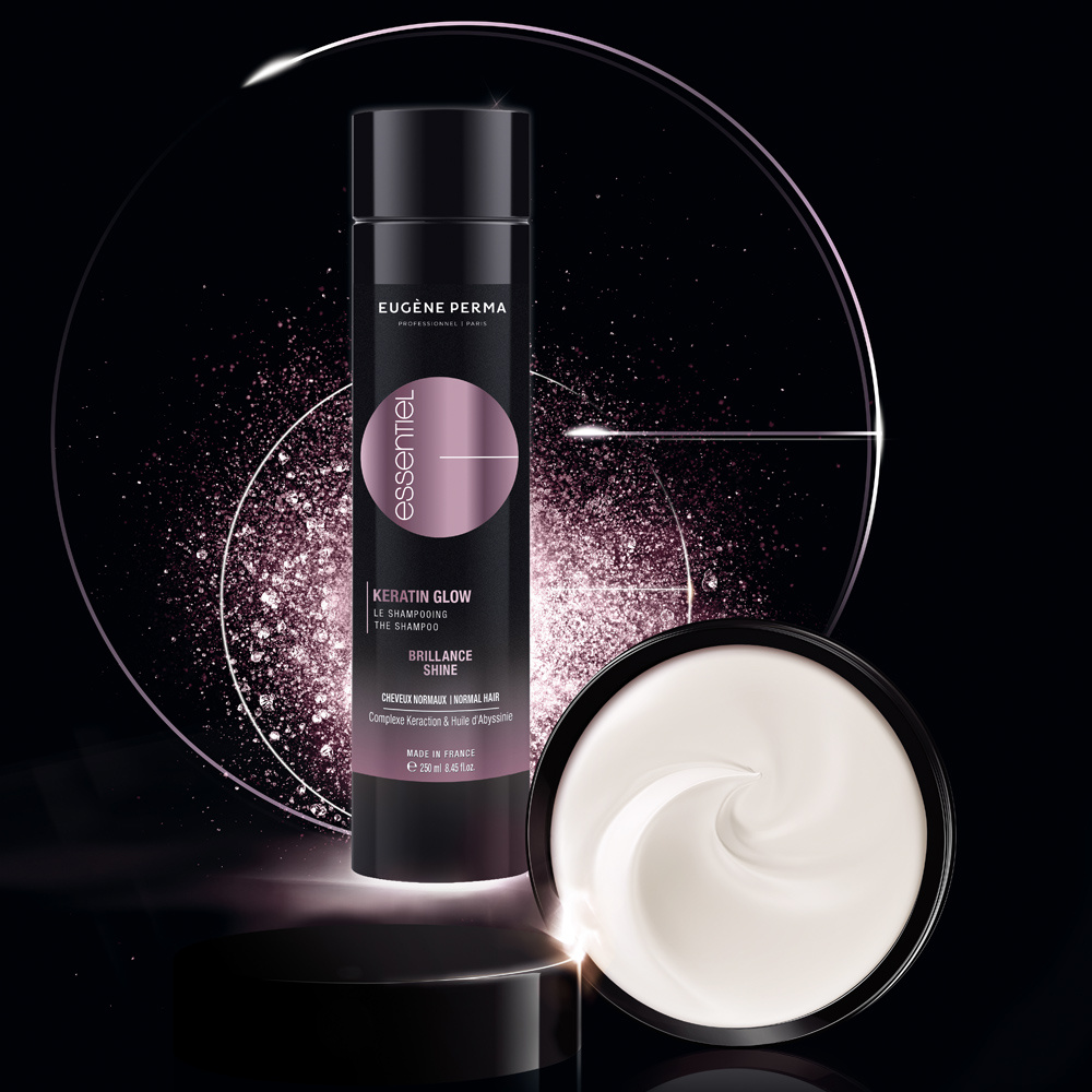 essentiel Shampooing Keratin Glow Tous types de cheveux