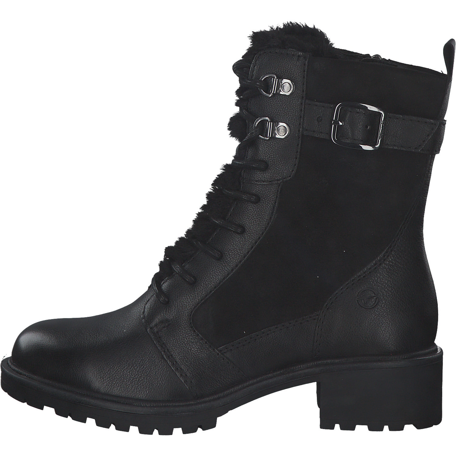 Tamaris 26212, Schnürstiefeletten, Damen, black