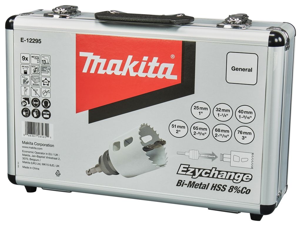 Makita Tilbehør E-12295 Hullsagsett EZY 9-delt 25-76