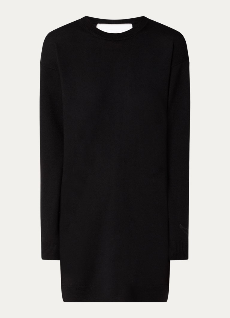 Rochie scurtă tricotată Kanjy din lână merinos cu spatele deschis de la Zadig&Voltaire