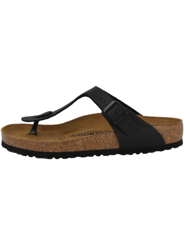 Birkenstock Zehensandale Gizeh Birko-Flor normal in schwarz günstig kaufen