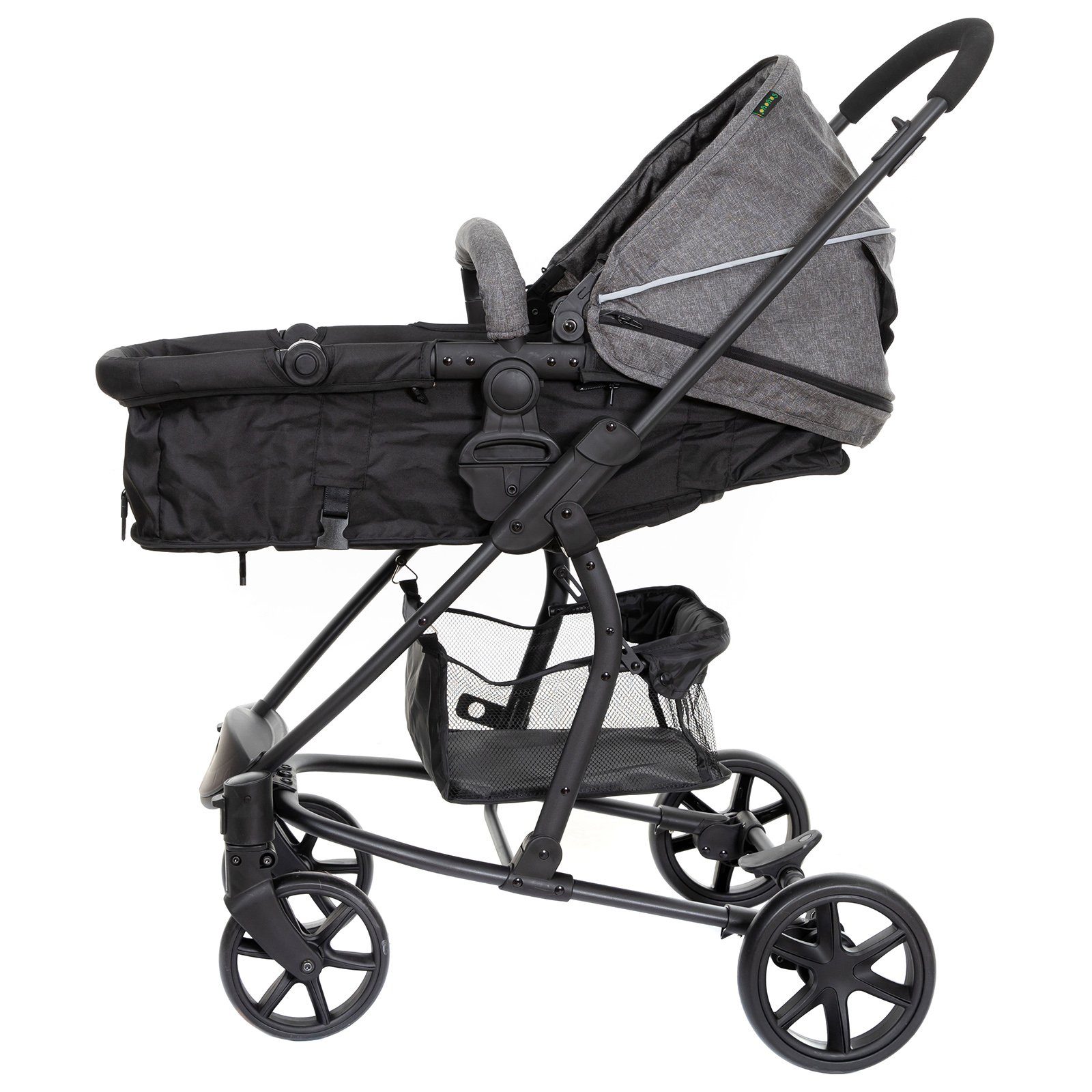 Sayoyo Kinder-Buggy 2-in-1 Kinderwagen, Kinder Buggy & Umkehrbarer Stubenwagen