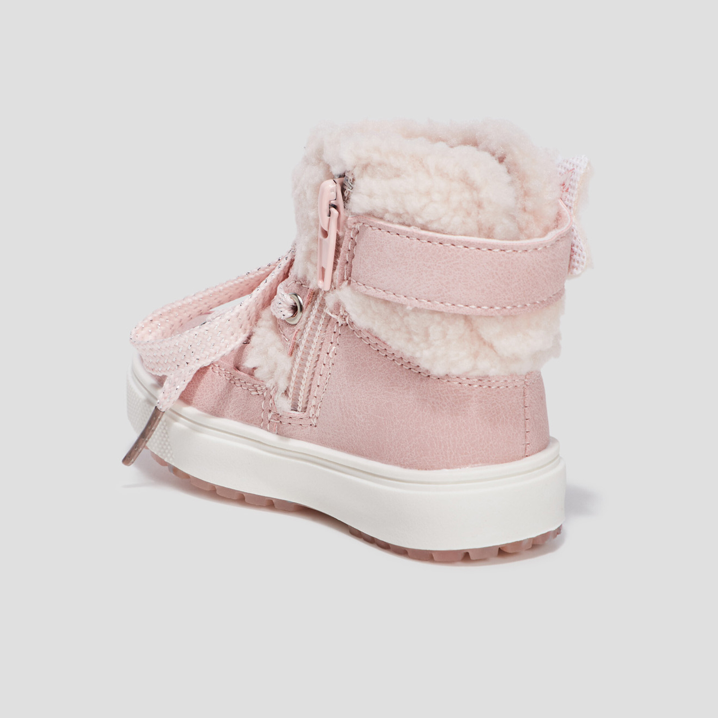 Bottes fourrées rose bébé fille | La Halle
