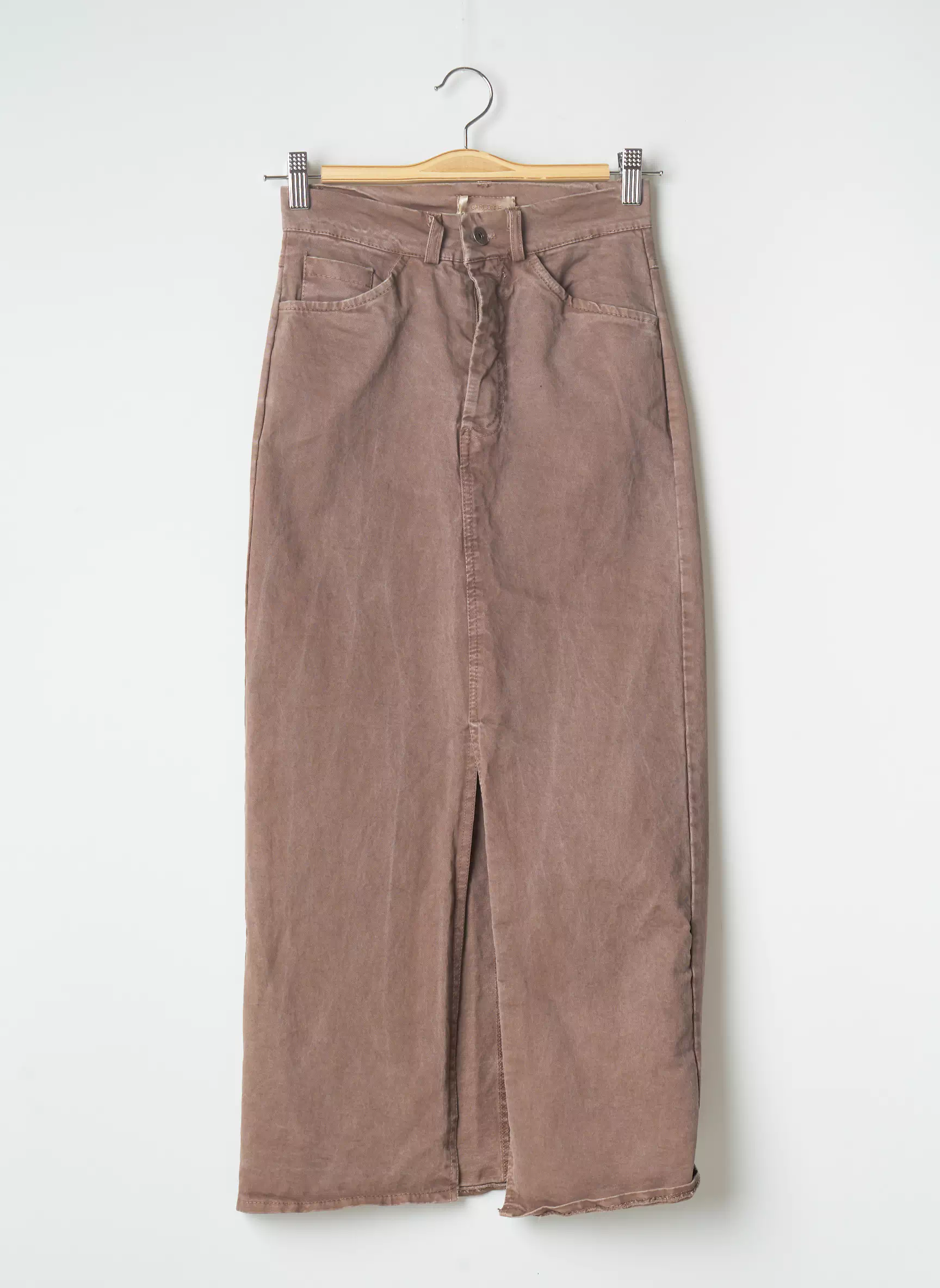 Garconne Jupes Longues Femme couleur marron