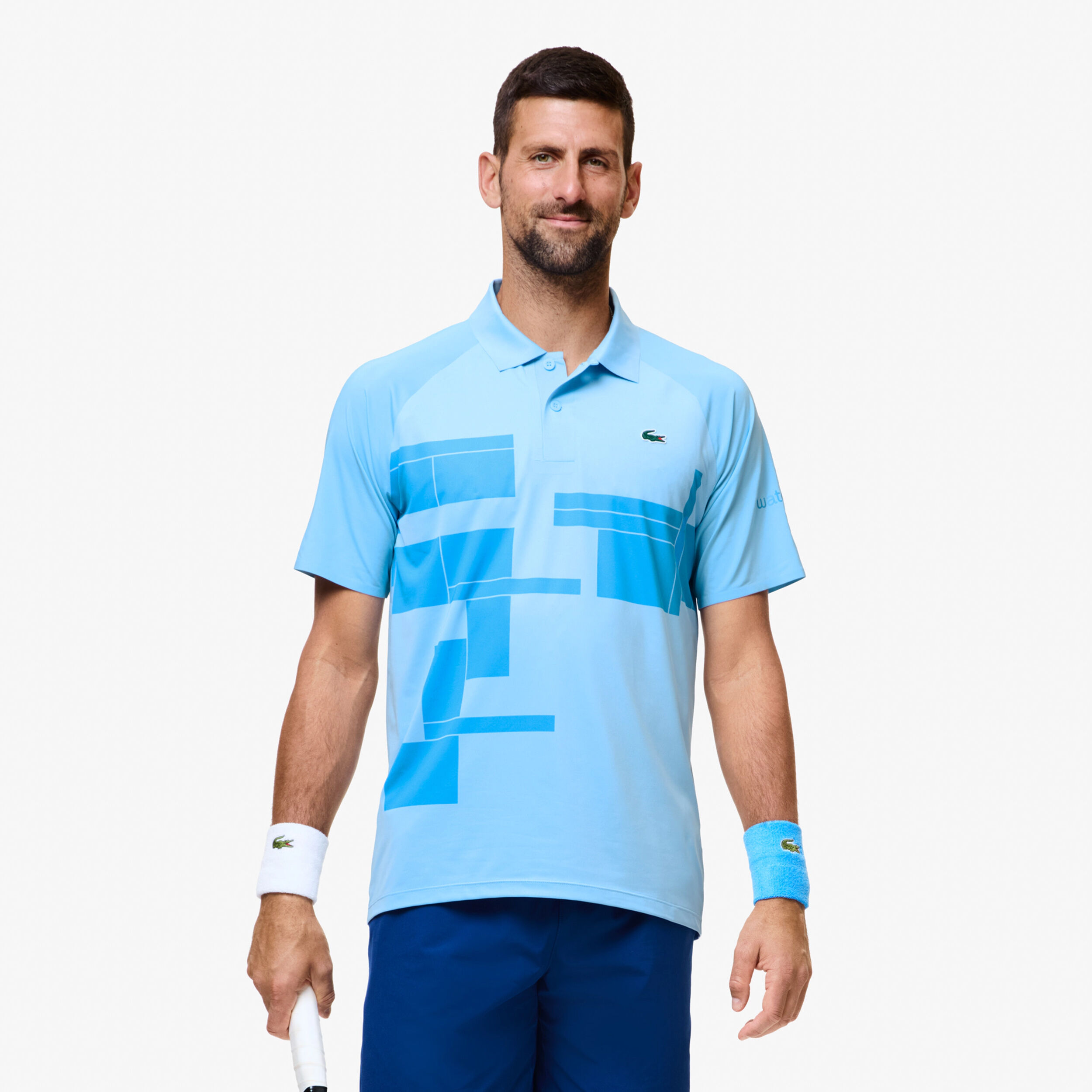 Djokovic Polo Herren - Hellblau