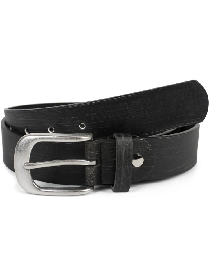 styleBREAKER Gürtel in Schwarz günstig kaufen