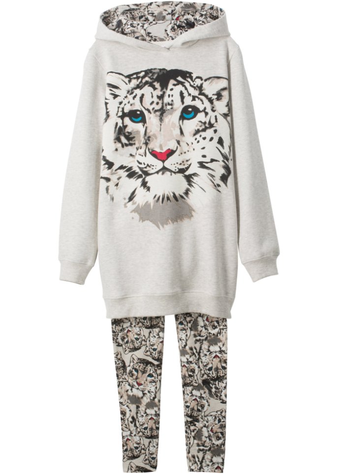 Mädchen Sweatshirt + Leggings (2-tlg. Set)