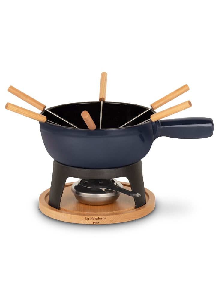 HKoenig Fondue-Gerät MONT JOUX Dunkelblau günstig kaufen onesize