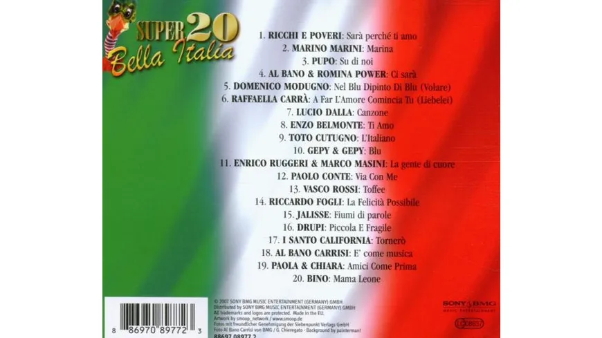 Super 20-Bella Italia