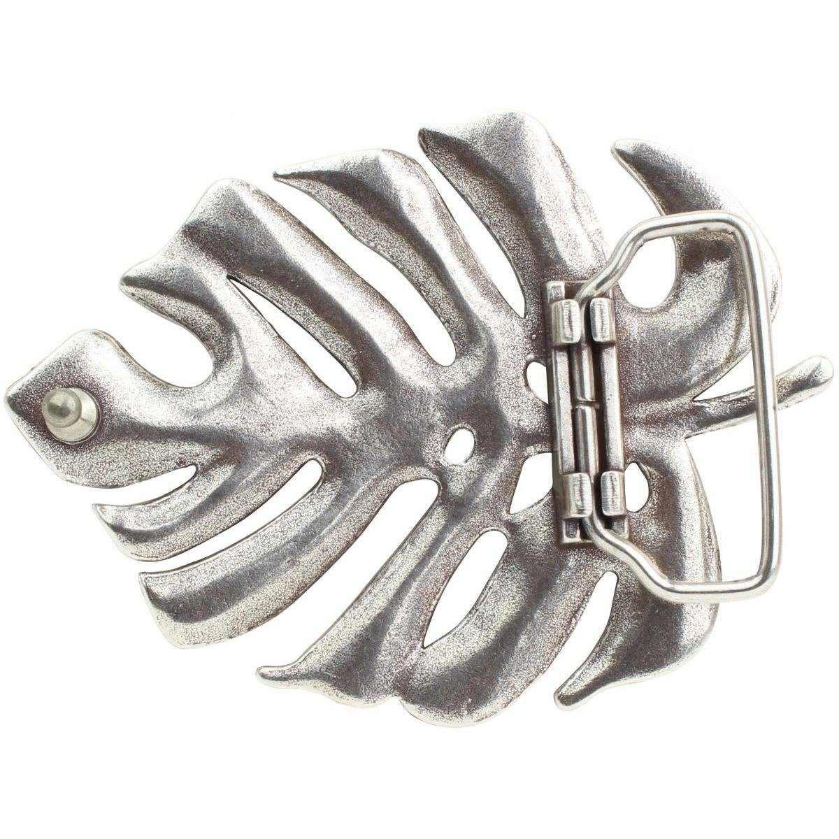 BELTINGER Gürtelschnalle Leaf 4,0 cm - Buckle Wechselschließe Gürtelschließe 40mm - Gürtel bis