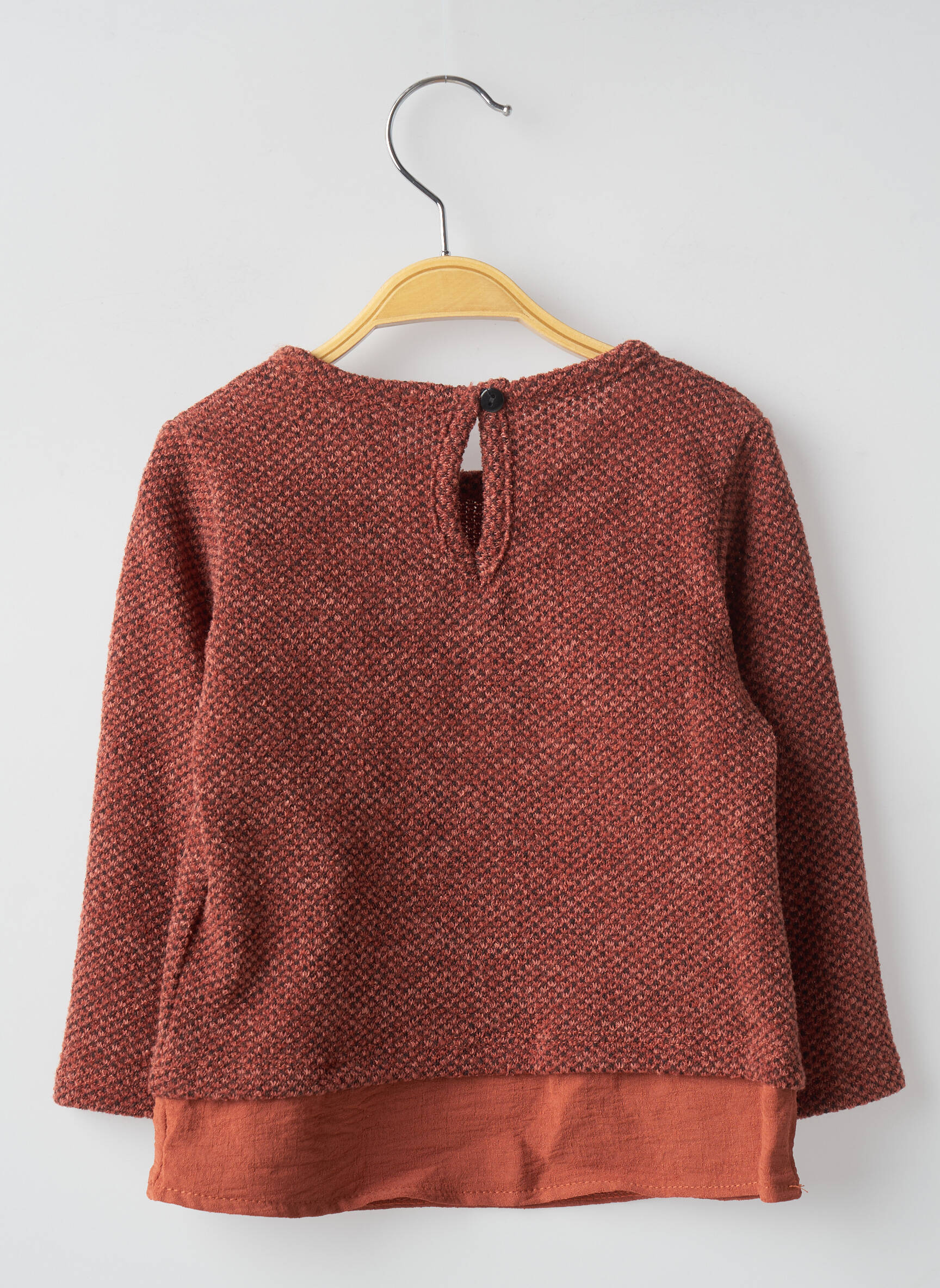 Pat   Ripaton Pulls Fille couleur marron