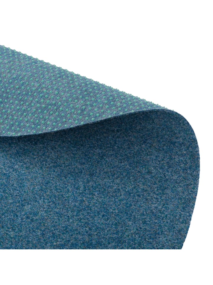 Snapstyle Kunstrasen Rasenteppich mit Noppen Kingston Rund in Blau günstig kaufen