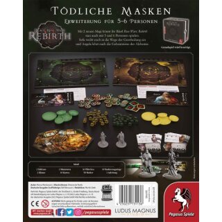 Black Rose Wars: Rebirth - Tödliche Masken [Erweiterung für 5-6 Personen] (DE)