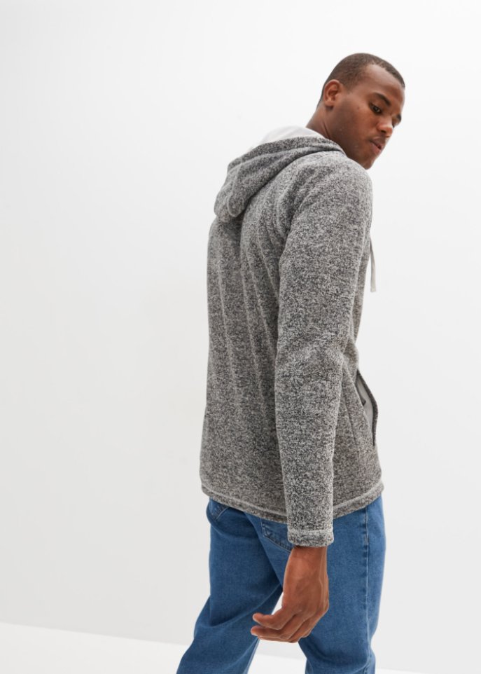 Strickfleece-Jacke