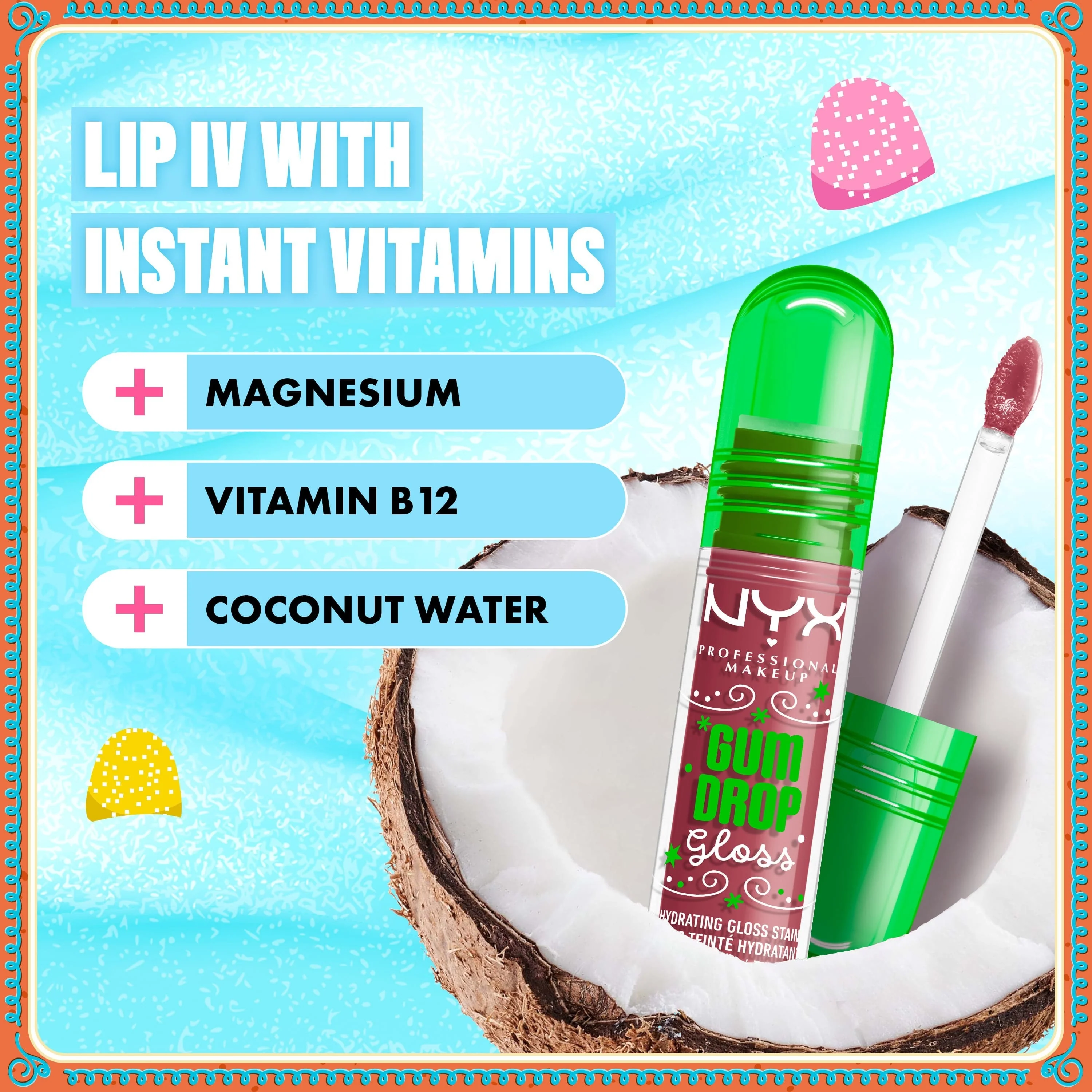 Labbra Holiday Gum Drop Gloss - lesklý