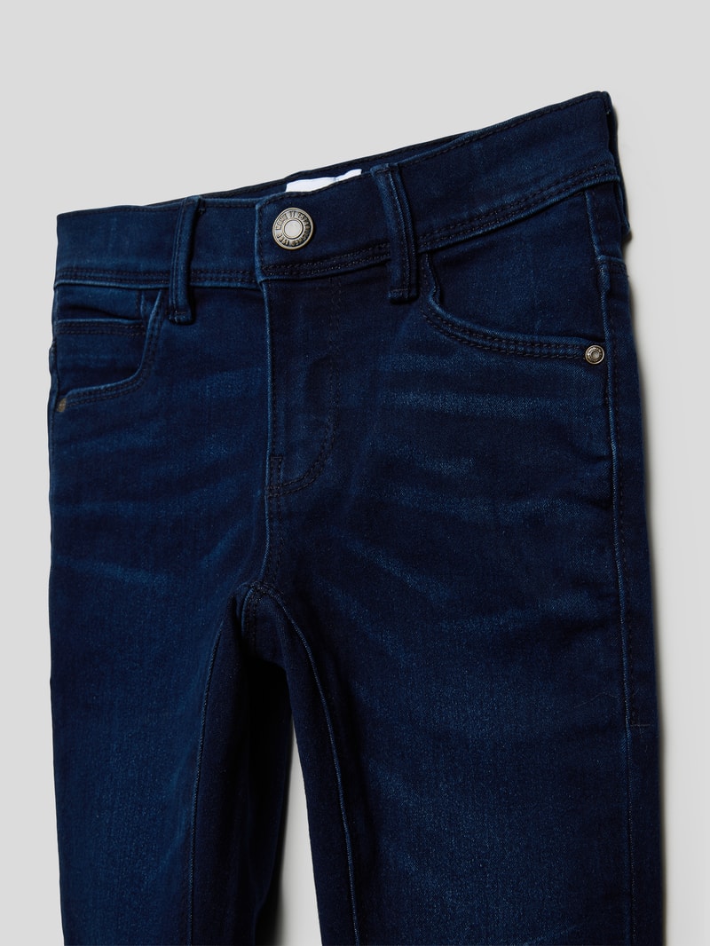 Slim Fit Jeans im 5-Pocket-Design Modell 'POLLY' in dunkelblau