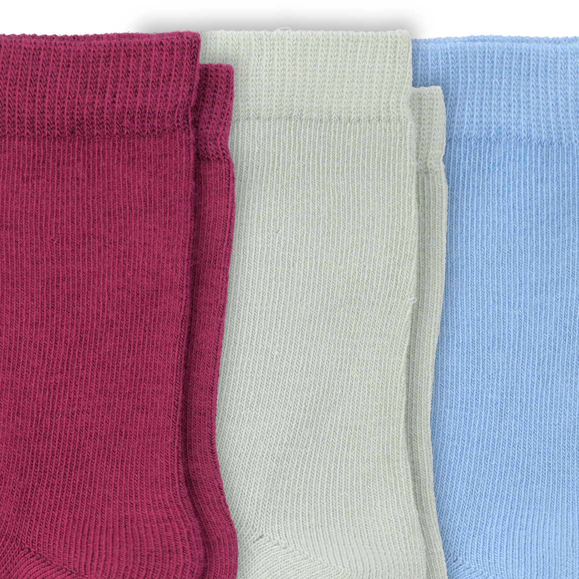 3 Paar Baby Socken im Farb-Mix