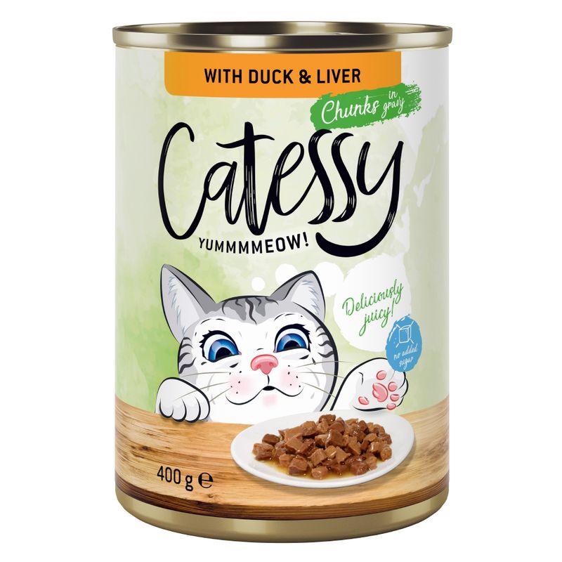 Sparpaket Catessy Häppchen in Sauce oder Gelee 24 x 400 g | bitiba