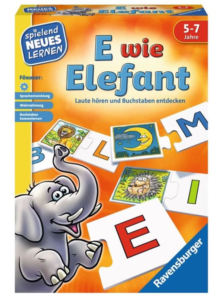 Ravensburger Brettspiel E wie Elefant, 5-7 Jahre günstig kaufen onesize