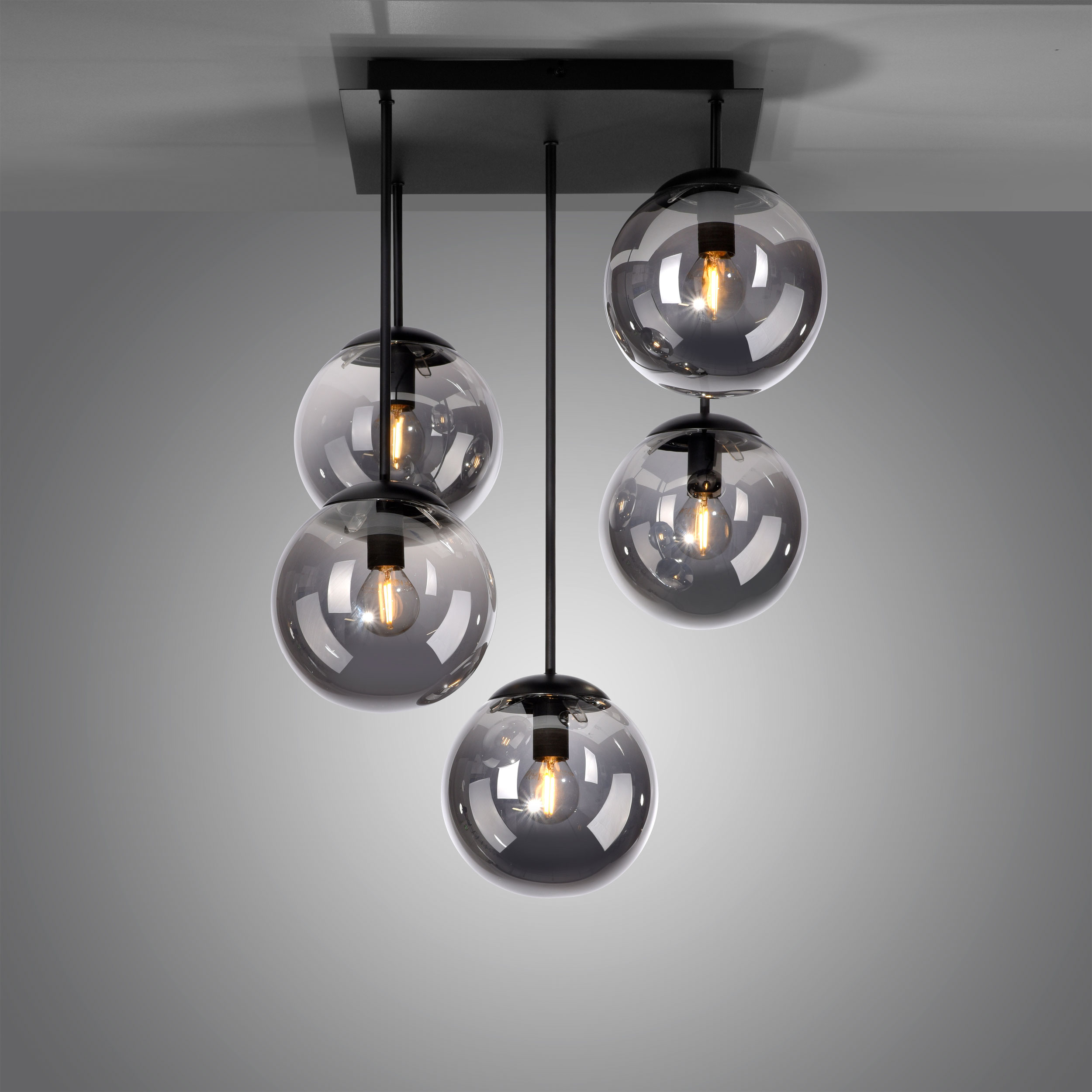 JUST LIGHT.Deckenleuchte 5flg