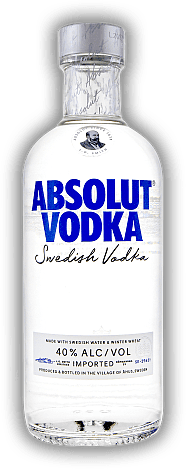 Absolut Blue Vodka 0,5 Liter Absolut Blue Vodka 0,5 Liter Ein großartiger Wodka. 0,5	 Liter - Vol 40%