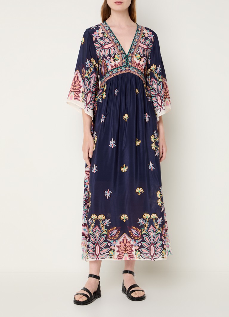 Vestido midi estampado Lucia de ba&sh