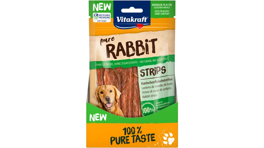 Vitakraft Hundesnack RABBIT Kaninchenfleischstreifen 80 g
