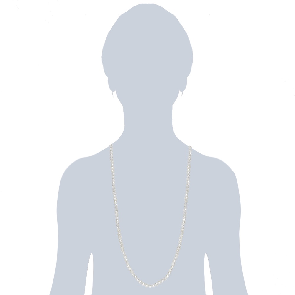 Valero Pearls Collier de perles Perle de culture d'eau douce Perle de culture d'eau douce en Bl collier