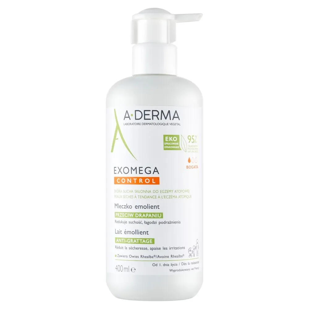 A-Derma Exomega Control minkštinamasis pienelis