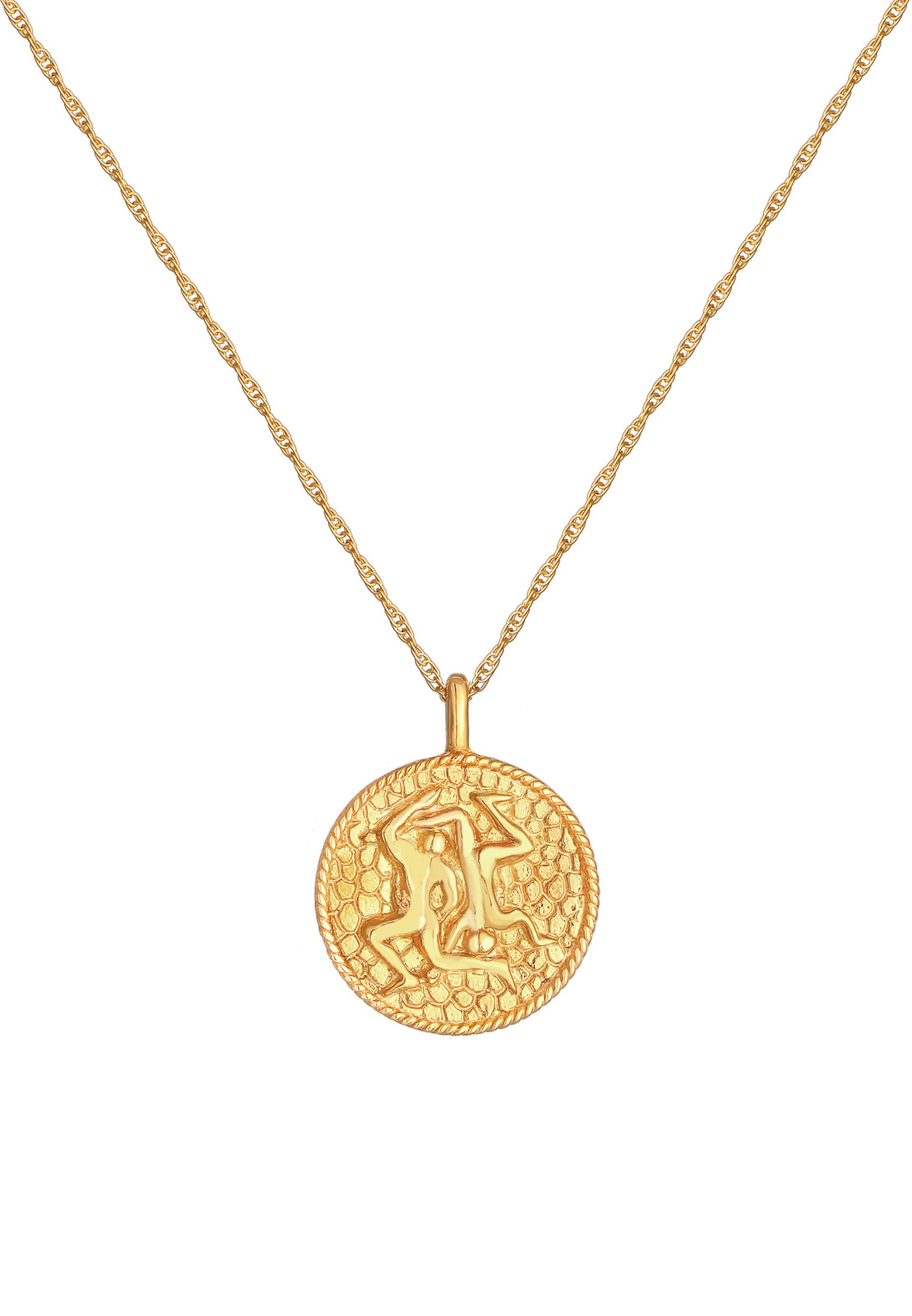Antični kovanec Elli z znakom zodiaka za dame iz srebra 925