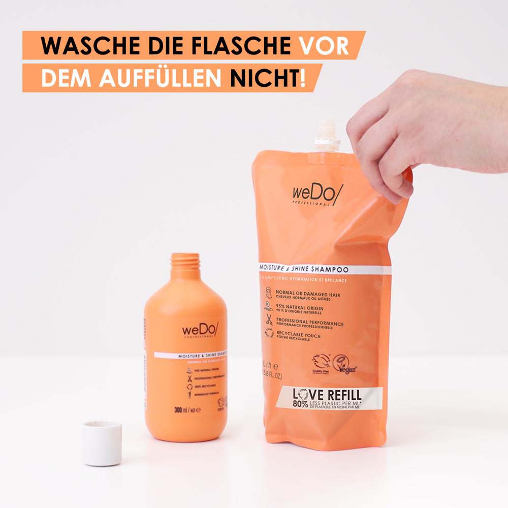 weDo Professional Moisture & Shine Shampoo Refill 1000 ml