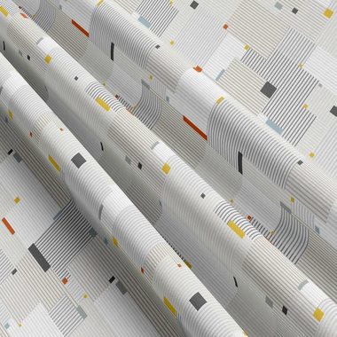 Bettwäsche Baumwolle 135x200, 155x200, 155x220, 200x200, 200x220 oder 240x220, Leonado Vicenti, Renforcé, 2 teilig, Streifen in verschiedenen Farben mit Reißverschluss