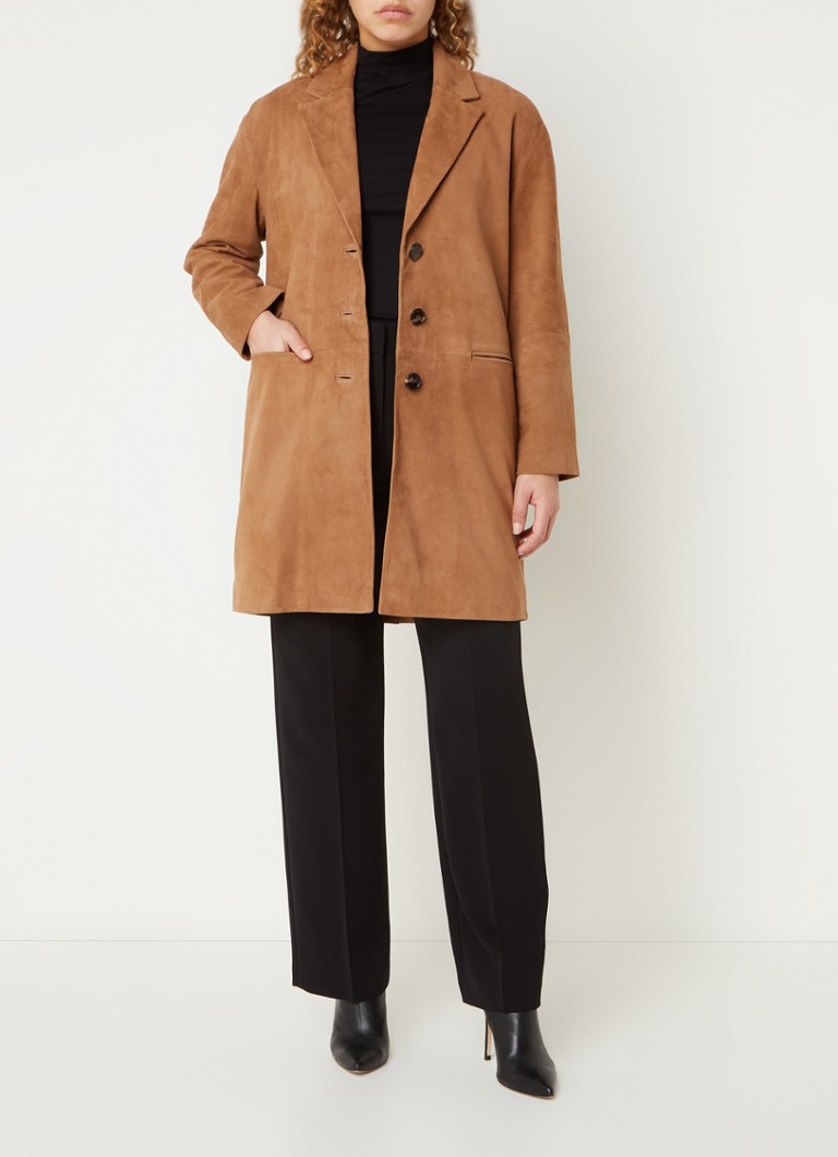 Gabardina de ante con bolsillos laterales de Gerard Darel Naeliss.