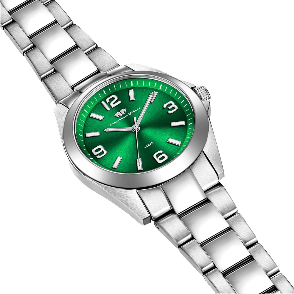 Rhodenwald & Söhne Montre à quartz Majestia en Argent Acier inoxydable en Argent Montre