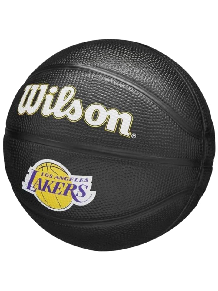 Wilson Wilson Team Tribute Los Angeles Lakers Mini Ball in Schwarz günstig kaufen 3