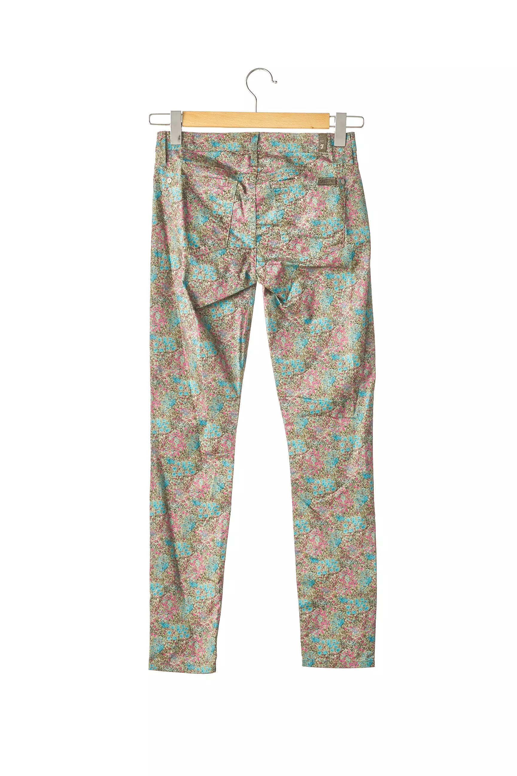 For All Mankind Pantalons Slim Femme couleur bleu
