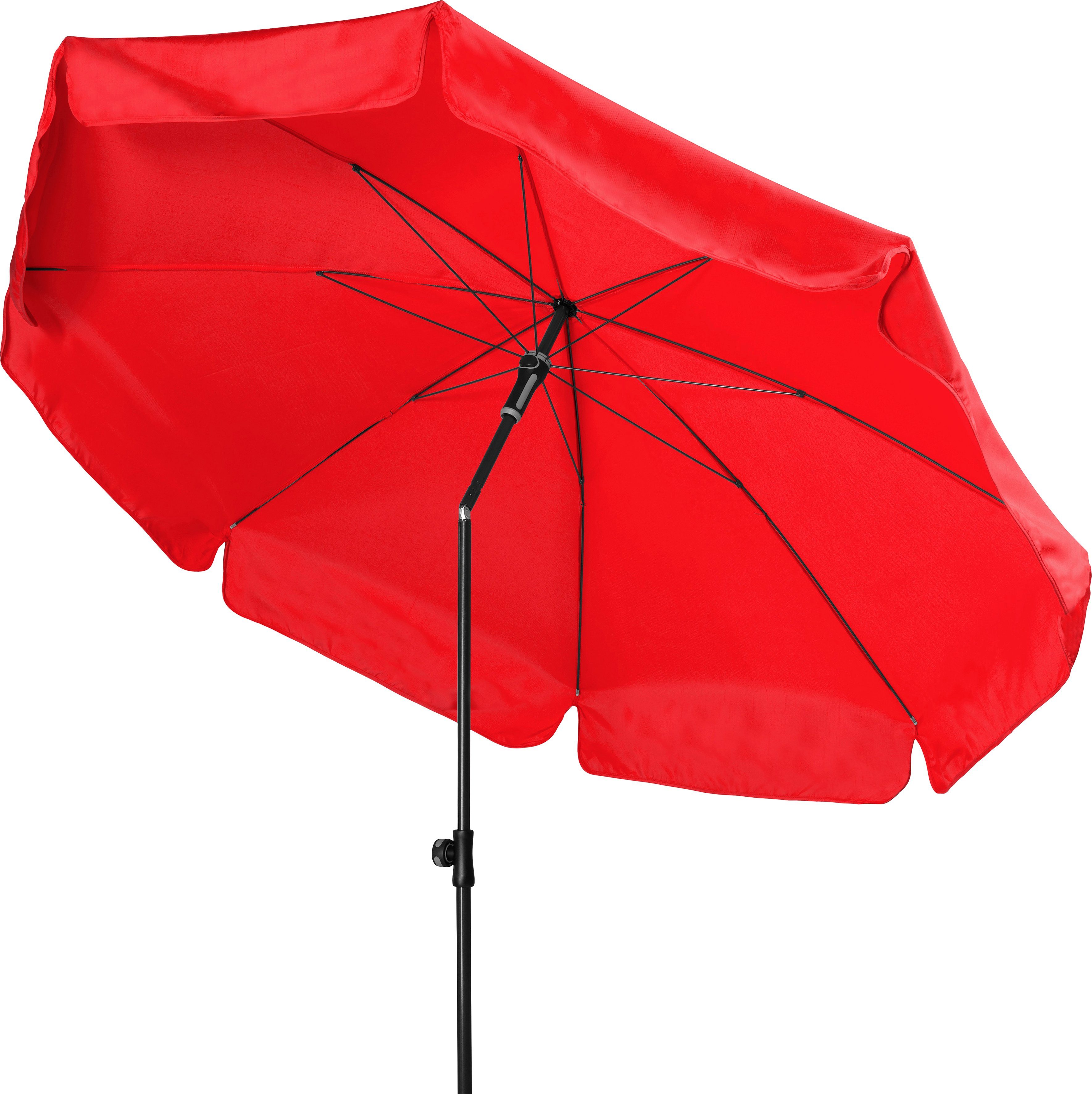 doppler® Sonnenschirm, Maße: ØxH: 200x240 cm, abknickbar, höhenverstellbar, UV-beständig