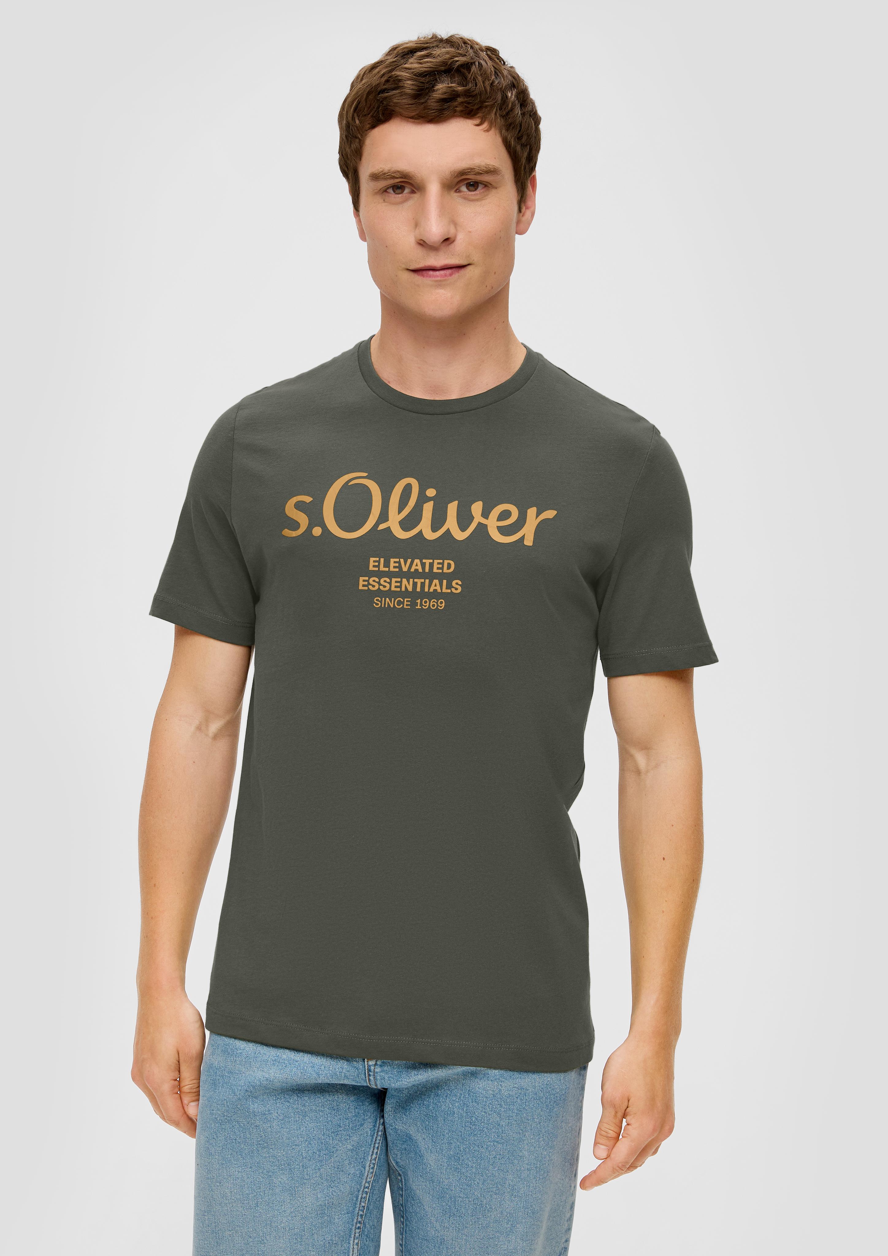 T-Shirt mit Frontprint  2141458-79D2