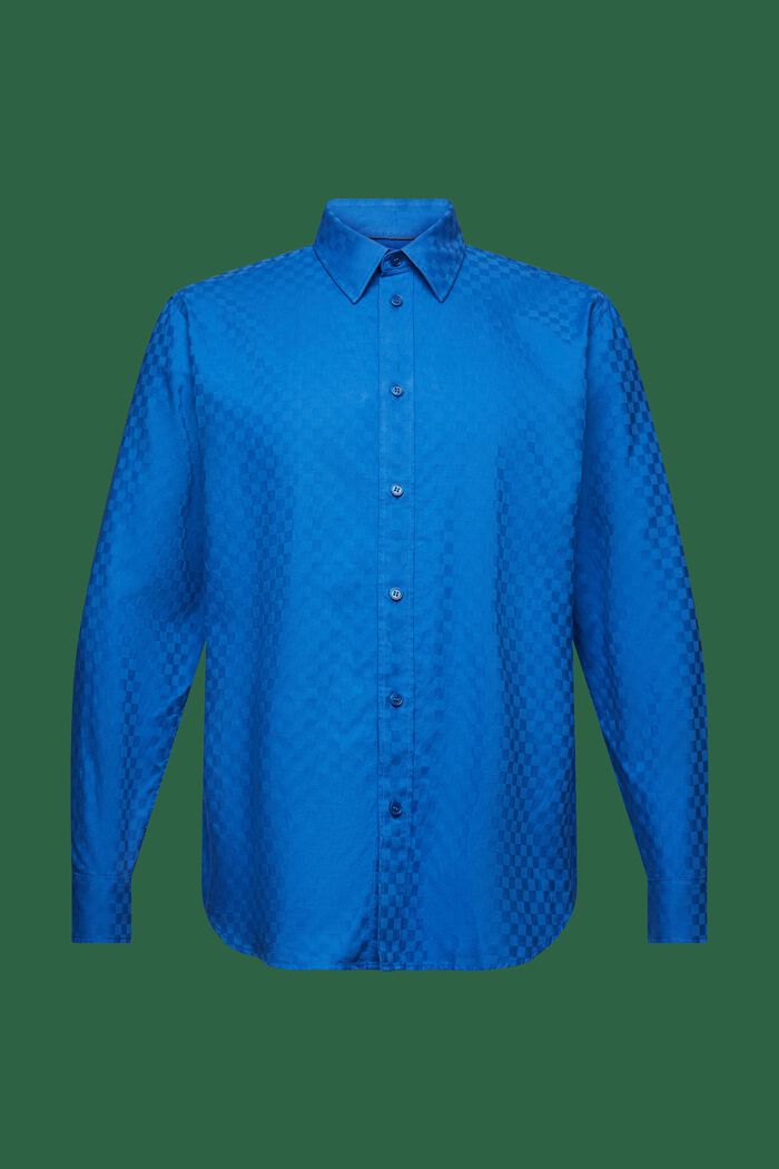 Baumwollhemd mit Jacquardmuster