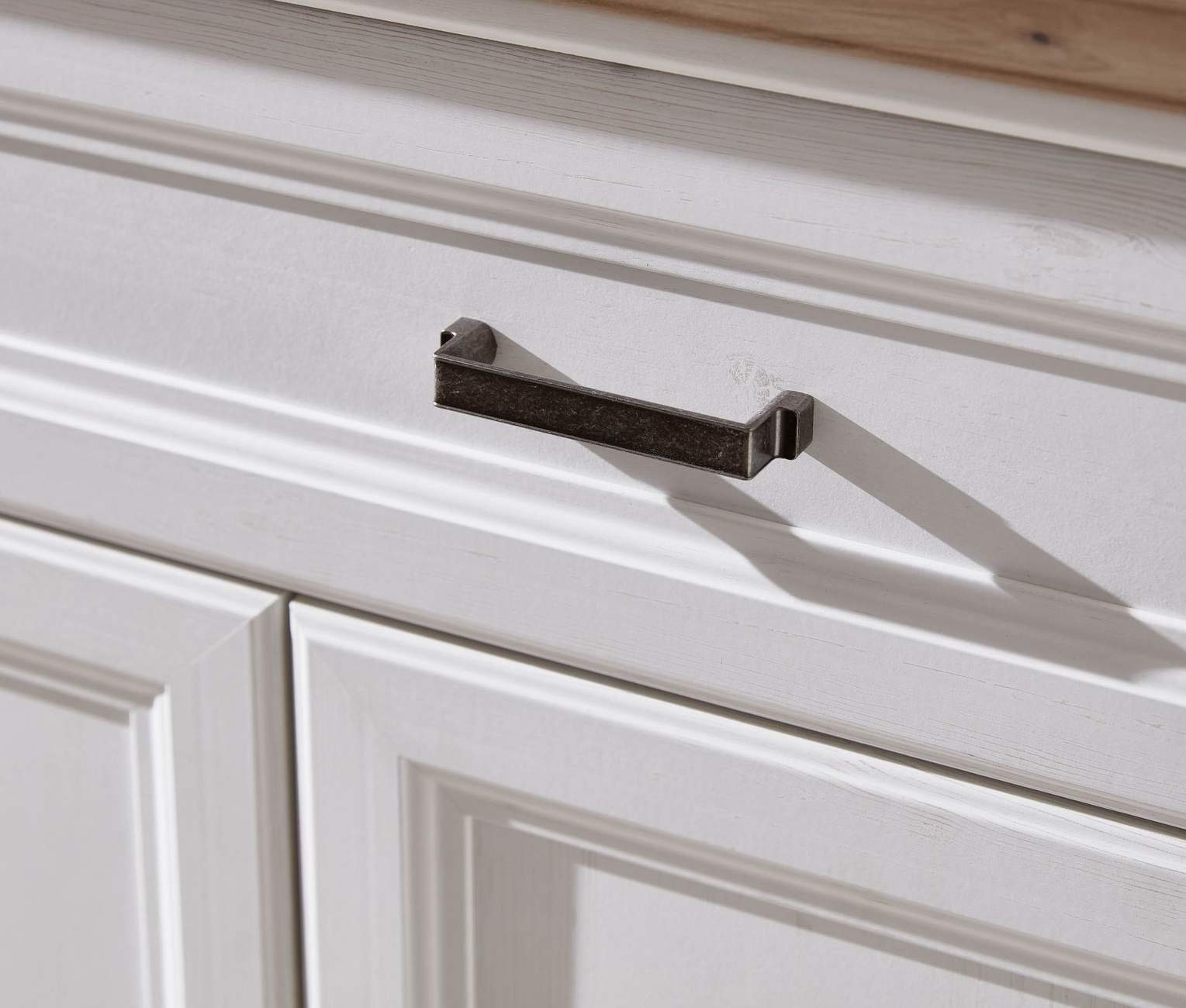 Innostyle Küchenbuffet Buffet Geschirrschrank JASMIN Pinie weiß Nachbildung