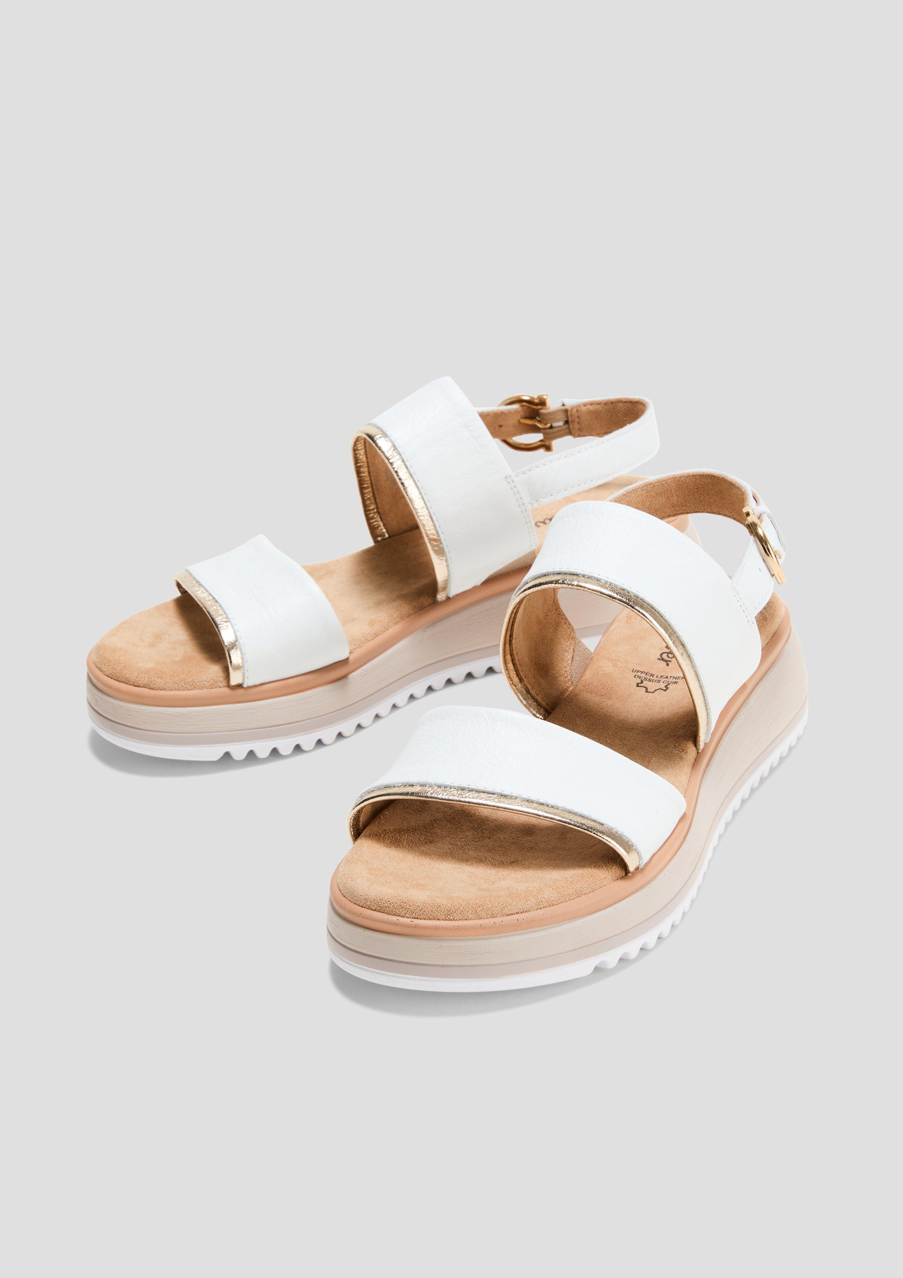 Sandalen mit Lederriemen  6009147-100