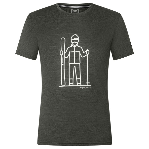 super.natural - Skieur Tee - Merinoshirt