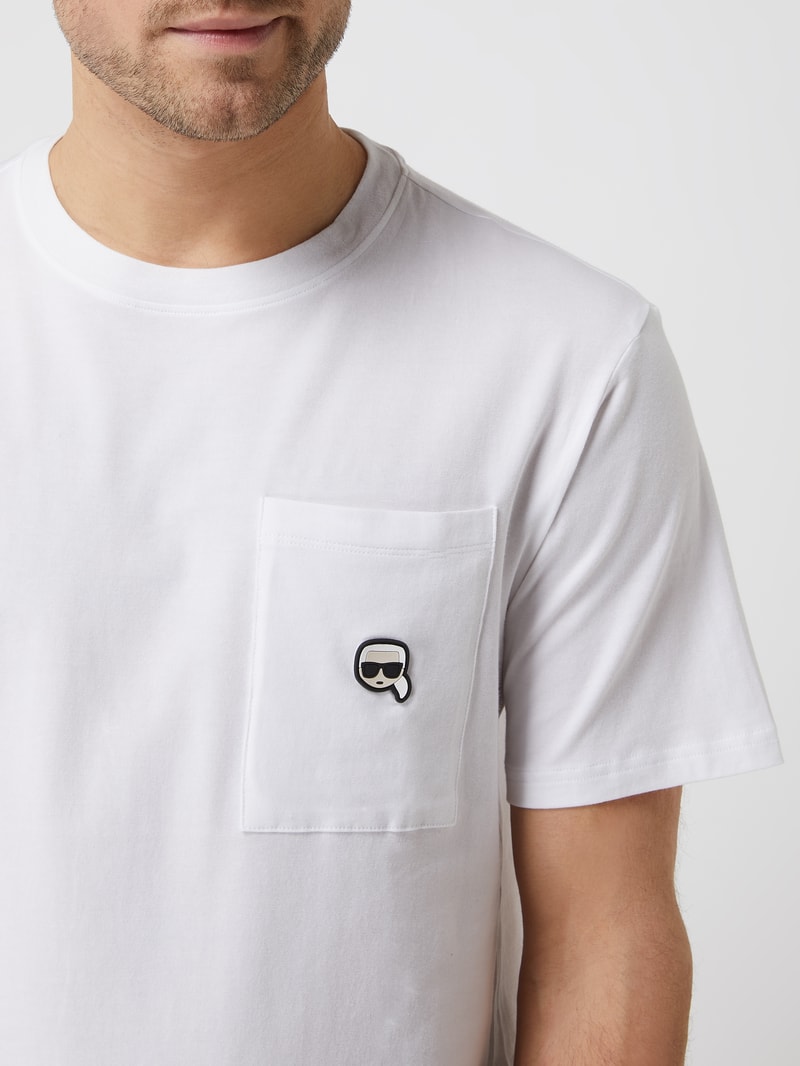 Pyjama mit Logo in schwarz
