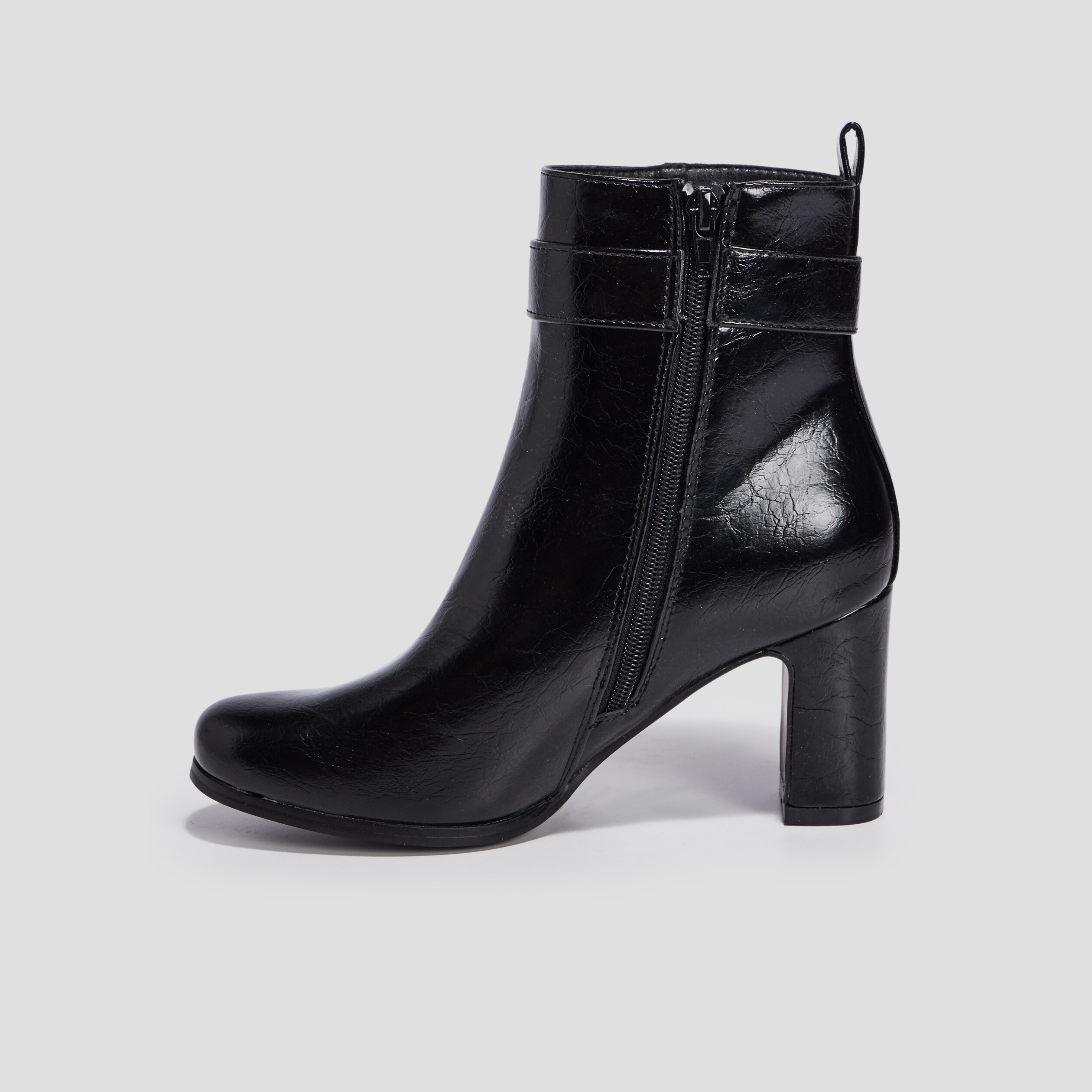 Bottines à talons noir femme | La Halle