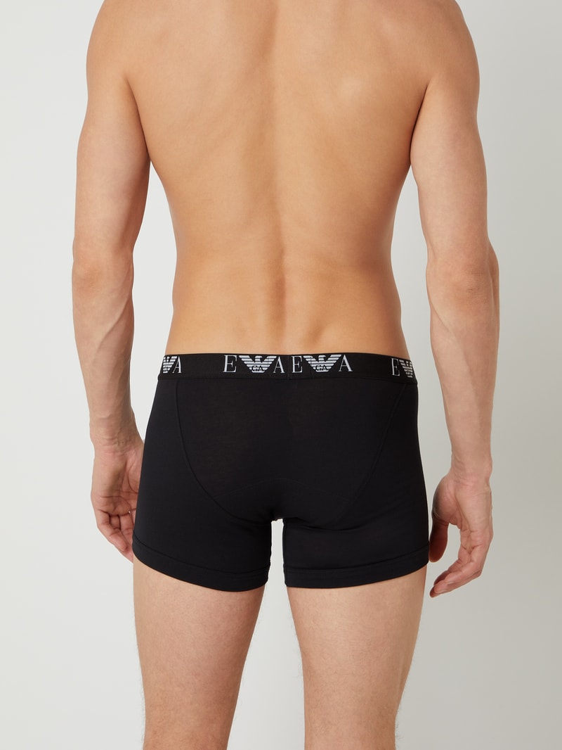 Trunks mit Stretch-Anteil im 2er-Pack in schwarz