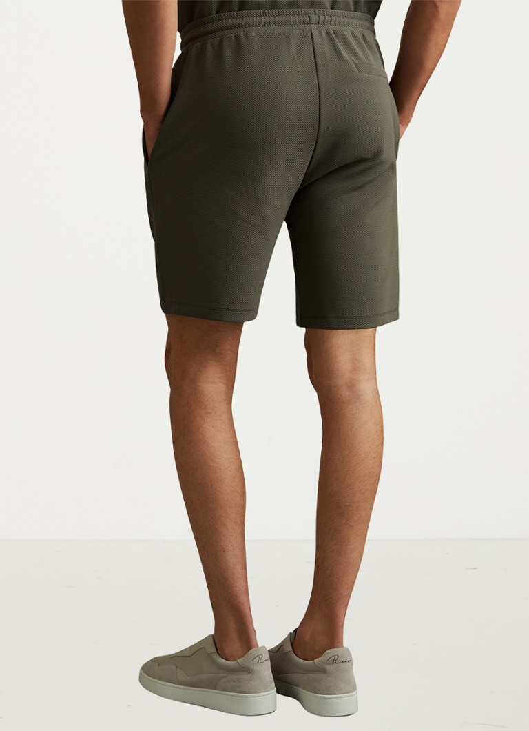Pantaloni scurți Reiss galbeni, texturați, drepți