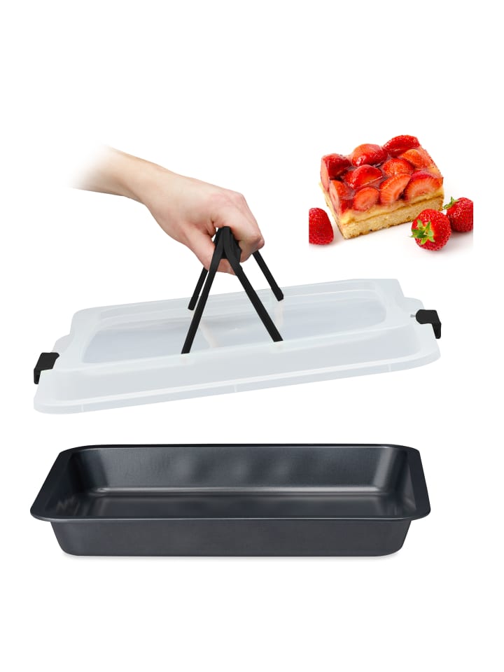 relaxdays Backblech in Schwarz/ Grau - (B)40,5 x (T)32,5 cm günstig kaufen onesize