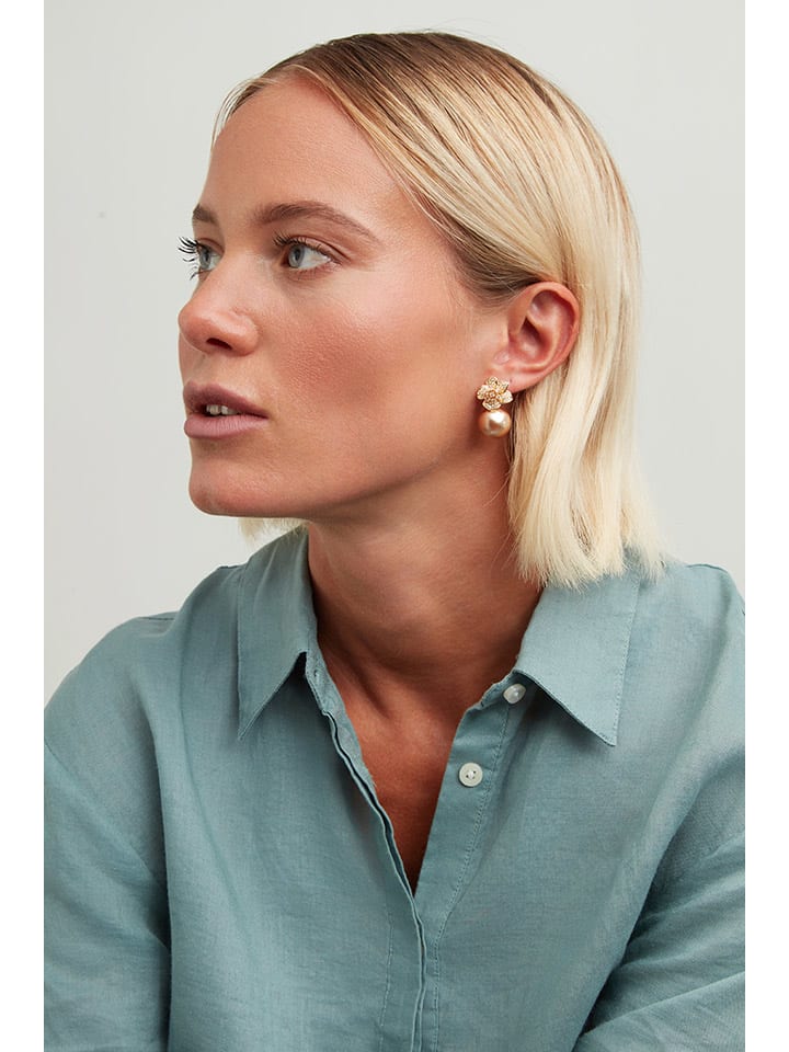 U.S. Polo Assn. Ohrstecker mit Perlen und Kristallen günstig kaufen onesize