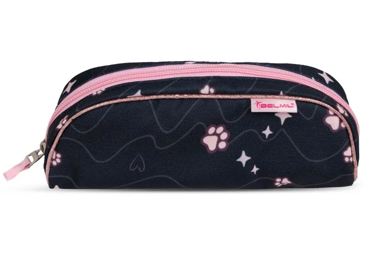 Belmil Compact Schulranzen Set 4-teilig mit Brustgurt - Cute Kitten