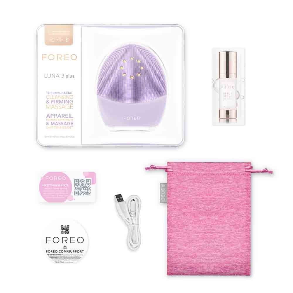 Foreo LUNA 3 Plus Thermo-Reinigungs- und Mikrostrom-Gesichtsgerät für sensible Haut